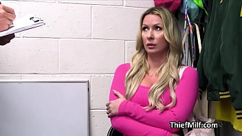 Preview 2 of Mother And Son Fauck - Hot milf busted with stolen yoga stuff
