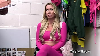 Preview 1 of Mother And Son Fauck - Hot milf busted with stolen yoga stuff
