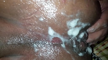 Preview 1 of Pizza Jenni - Strached ass self fisting beautiful rosebuds comeswith yammi anal cream