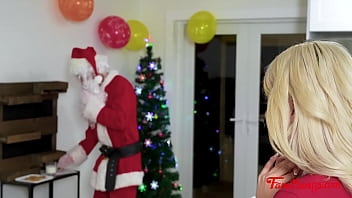 Preview 1 of Red Tupesex - Step Family Jolly Ride With Santa