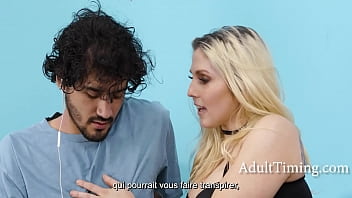 Preview 2 of Virgin Broken Big Tits - Anything to keep her stepson FIT (French Subtitles)