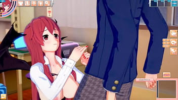 Preview 2 of Only Musterbation Girl - 【エロゲーコイカツ！】東方 小悪魔におっぱい揉みまくりH！3DCG巨乳アニメ動画(東方プロジェクト)【ヘンタイゲーム】