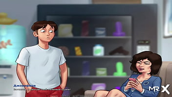 Preview 1 of Amef Kissing - SummertimeSaga - Tongue Workplace E3 #39