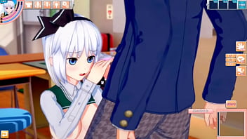 Preview 2 of Girl Noose Hanging Death - 【エロゲーコイカツ！】東方 魂魄妖夢におっぱい揉みまくりH！3DCG巨乳アニメ動画(東方プロジェクト)【ヘンタイゲーム】