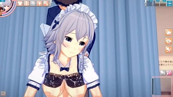 Preview 4 of Sexxxxxxxx Vedio 18sex - 【エロゲーコイカツ！】東方 十六夜咲夜におっぱい揉みまくりH！3DCG巨乳アニメ動画(東方プロジェクト)【ヘンタイゲーム】