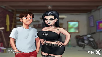 Preview 2 of Big Dede - SummertimeSaga - Brunette Fucked On Motorcycle E3 # 1