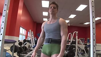 Preview 2 of Boy And Cock - Musclepumping Ryan underwear booty