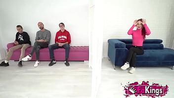Preview 2 of Room Suipr Rep - BLIND DATES are back! She&#039_ll have to choose a guy,  but ends up fucking two