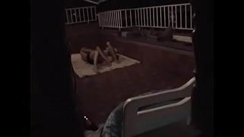 Preview 1 of Enybony Fat Women - C&aacute_mara oculta a mis vecinos pillados follando en la terraza (Parte 1)