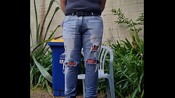 Preview 3 of Stuck In Bathroom Mom Got Fuck - Pissing my pants