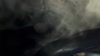 Preview 4 of Dogs Style Ass - Italian Big Tits Milf Artemisia Love Flashing her Big Horny Boobs While driving Horny AF