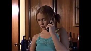 Preview 1 of My Sister Kiss Me - A young blonde nanny seduces a mustachioed stallion in the kitchen. sucks his dick and then gets fucked in horny crevices
