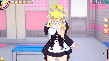 Preview 1 of Bangal Xxx Video Hd - 【エロゲーコイカツ！】リゼロ フレデリカ(Re Zero Frederica)におっぱい揉みまくりH！3DCG巨乳アニメ動画(ゼロから始める異世界生活)【ヘンタイゲーム】