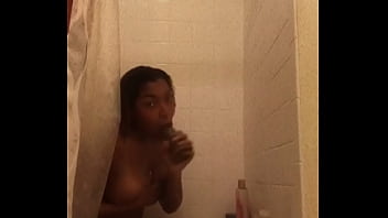 Preview 2 of Oral Secxy - In shower playing with my new toy