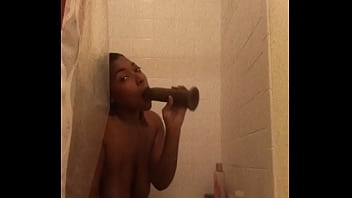 Preview 1 of Oral Secxy - In shower playing with my new toy