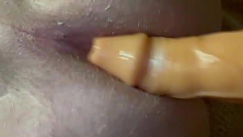 Preview 4 of Bra Girl Xxx - Anal Tease with my machine Fleshlightman1000