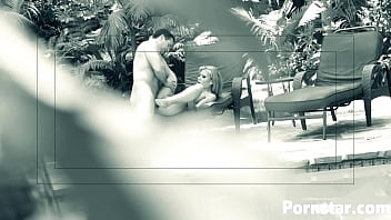 Preview 4 of Old Facked Young - Blonde Aubrey Addams Sucks Big Dick Outdoors