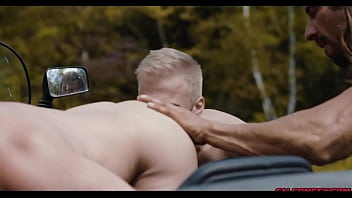 Preview 3 of Chana Xxx Video New 2018 - Hot threesome sex in the middle of the woods. Ace may have enjoyed their test ride in the great outdoors a little too much. With his massive boner visible through his pants,  drops to his knee