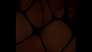 Preview 4 of Pink Satin Boobs Squeeze - Ricos gemidos