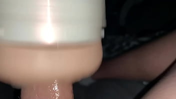 Preview 4 of Aasbareya Rai - Lana Rhoades fleshlight used by hard lubed cock