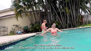 Preview 1 of Steel Raschel - Playing Marco &amp_ Polo With Hot Teens - MOFOS21