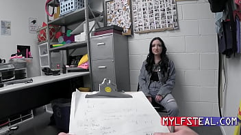 Preview 1 of Newx Video - Stepmom reads a book while stepdaughter gets punished by security