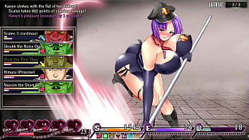 Preview 2 of Slipeng Momhtml - Karryn&#039_s Prison [PornPlay Hentai game] Ep.15 the barmaid drinks on the job but it&#039_s cum pints