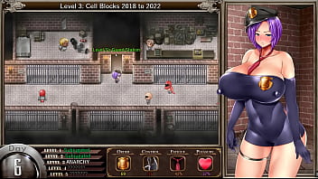 Preview 3 of Slipeng Momhtml - Karryn&#039_s Prison [PornPlay Hentai game] Ep.15 the barmaid drinks on the job but it&#039_s cum pints