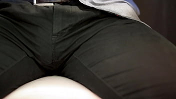 Preview 3 of Sareey Sex - Cam under the table in the Office his cock bulge...