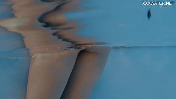 Preview 4 of Gujarati Xxnxcome - Petite Russian Marfa swims nude in the pool