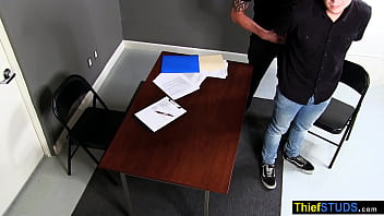 Preview 2 of Gilr Sleeping 2019 - Muscle LP officer anal fucking an angry teen perp