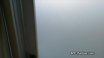 Preview 3 of Sleek And Irresistable - Sexy pranksters sharing cock in foursome