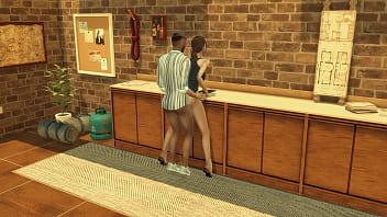 Preview 2 of Ebony Big Boobs Chat - Sims 4. Tomb Raider Parody. Part 6 (Final)  - Lara&#039_s Gambit