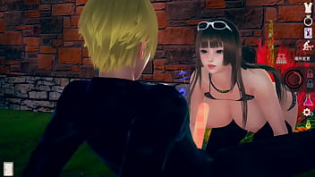 Preview 3 of Face Ticer - 【性格無気力でものぐさ】 AI〇女プレイ動画(姫カット爆乳姫子編)無人島生活系リアル3DCGエロゲー ム【ヘンタイゲーム】