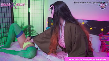 Preview 2 of Du Cdh Hfzdj - Two sweet lesbians fucked each other&#039_s tight pussies AliceBong Amber Hallibell