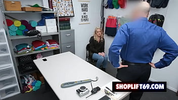Preview 1 of Mom And Son Long Drive Sex - Blonde milf Lisey Sweet got fucked for stealing lingerie from the storefront