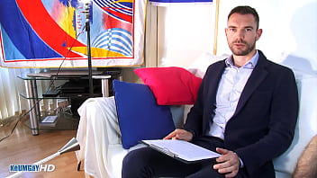 Preview 1 of Wwwxviaeo Com - Handsome salesman gets serviced his big cock in spite of himself