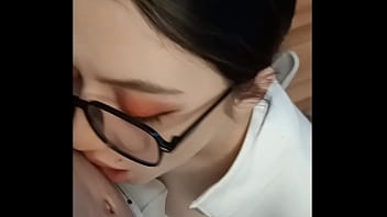 Preview 2 of Akhi Xxc - Secretary goes down to suck me off