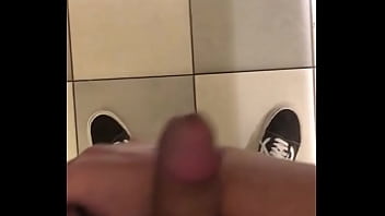 Preview 1 of Xvod Us - Asian guy jerking off in mall restroom