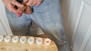 Preview 4 of Sneha Boobs - Penis Candle Flame Challenge: Challenger PoleCBT