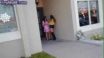 Preview 1 of Xxx Bhai Bahan Prom - Erotic pov babes take turns riding dick in kinky threesome
