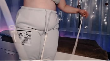Preview 2 of Ganag Fucking 5 People - Fat student pulling her fat ass on the ropes