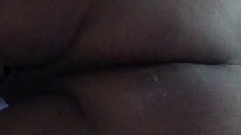 Preview 2 of Interracial Creampie Clean Up - Culo traga dildo