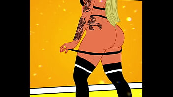 Preview 3 of Hairy Mom Vuck - BIG BOOTY TRANS QUEEN WIGGLING HER HUGE DICK ON PHOTOSHOOT