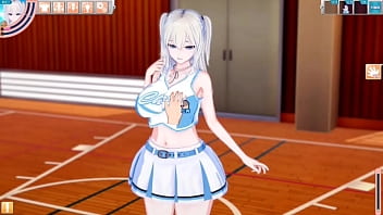 Preview 1 of Latino Huge Dick - 【エロゲーコイカツ！】】爆乳ミステリアスjk「璃沙(オリキャラ)」のおっぱい揉みまくりH！(巨乳アニメ3DCG動画【ヘンタイゲーム】)