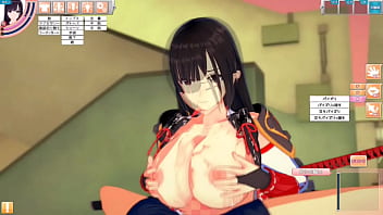 Preview 3 of Small 69com - 【エロゲーコイカツ！】清楚系黒髪ロング爆乳大和撫子jk「櫻子(オリキャラ)」のおっぱい揉みまくりH！(巨乳アニメ3DCG動画【ヘンタイゲーム】)