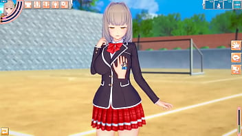 Preview 1 of Nurse Dual - 【エロゲーコイカツ！】爆乳jk「梓(オリキャラ)」のおっぱい揉みまくりH！(巨乳アニメ3DCG動画 【ヘンタイゲーム】)