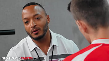 Preview 3 of Bodi And Roemie Thompson - NextDoorTaboo - Coach Seduced By 1 Twink Player N&#039_ Tricked By Another
