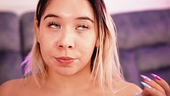 Preview 2 of Shop Stolen - Horny blonde seduces you with her chubby naked body right after her boyfriend filled her face with cum