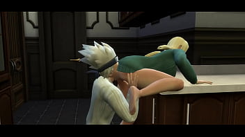 Preview 2 of Xxx Videos Full Hd Vlo - Naruto Hentai Episodio 98 Kakashi esta en la cocina tomando algo de cafe y llega sunade le dice quiero que me folles aqui como una puta es mi fantasia que me des por el culo en esta cocina